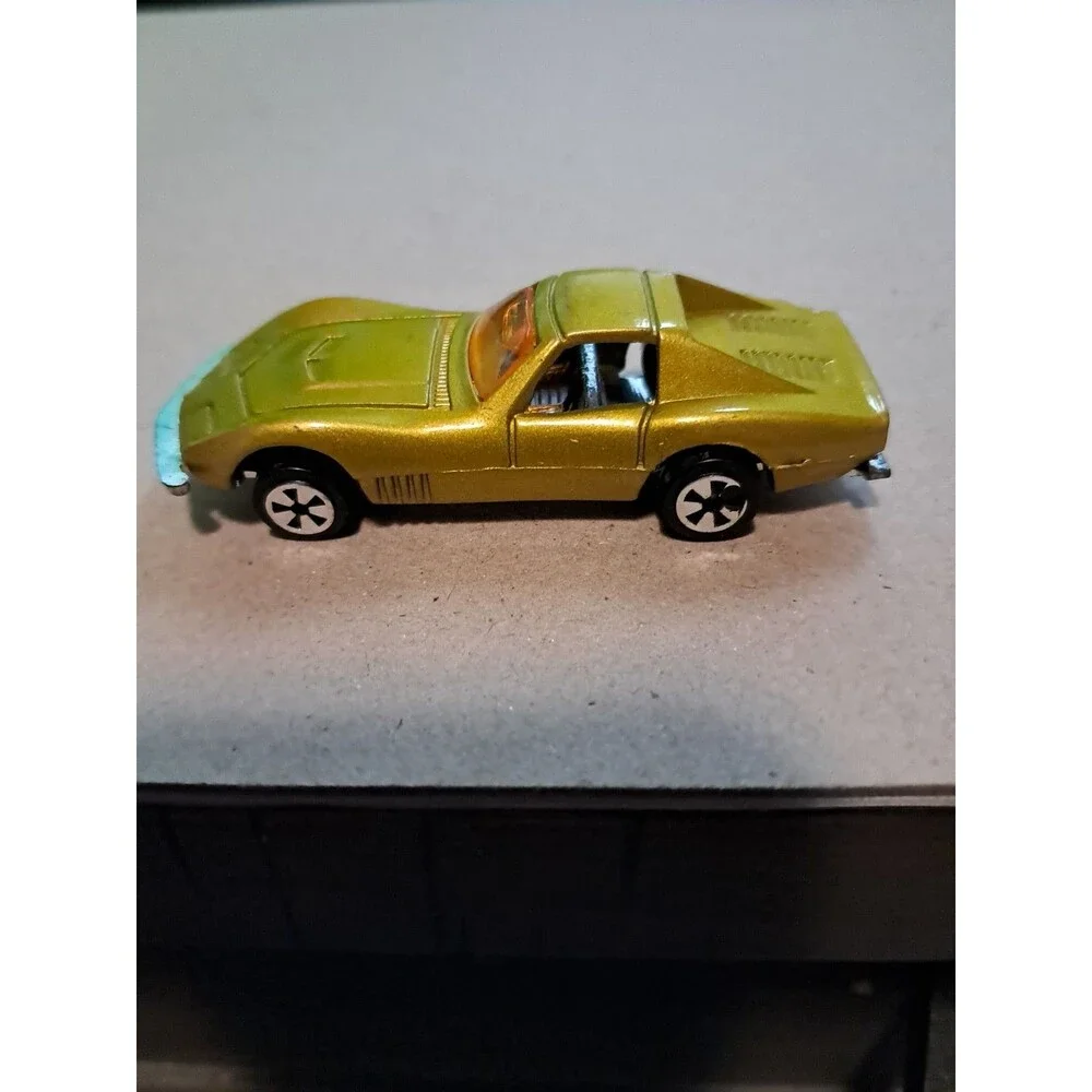 Corvette, Hong Kong, Racer, Gold, Diecast, Vintage